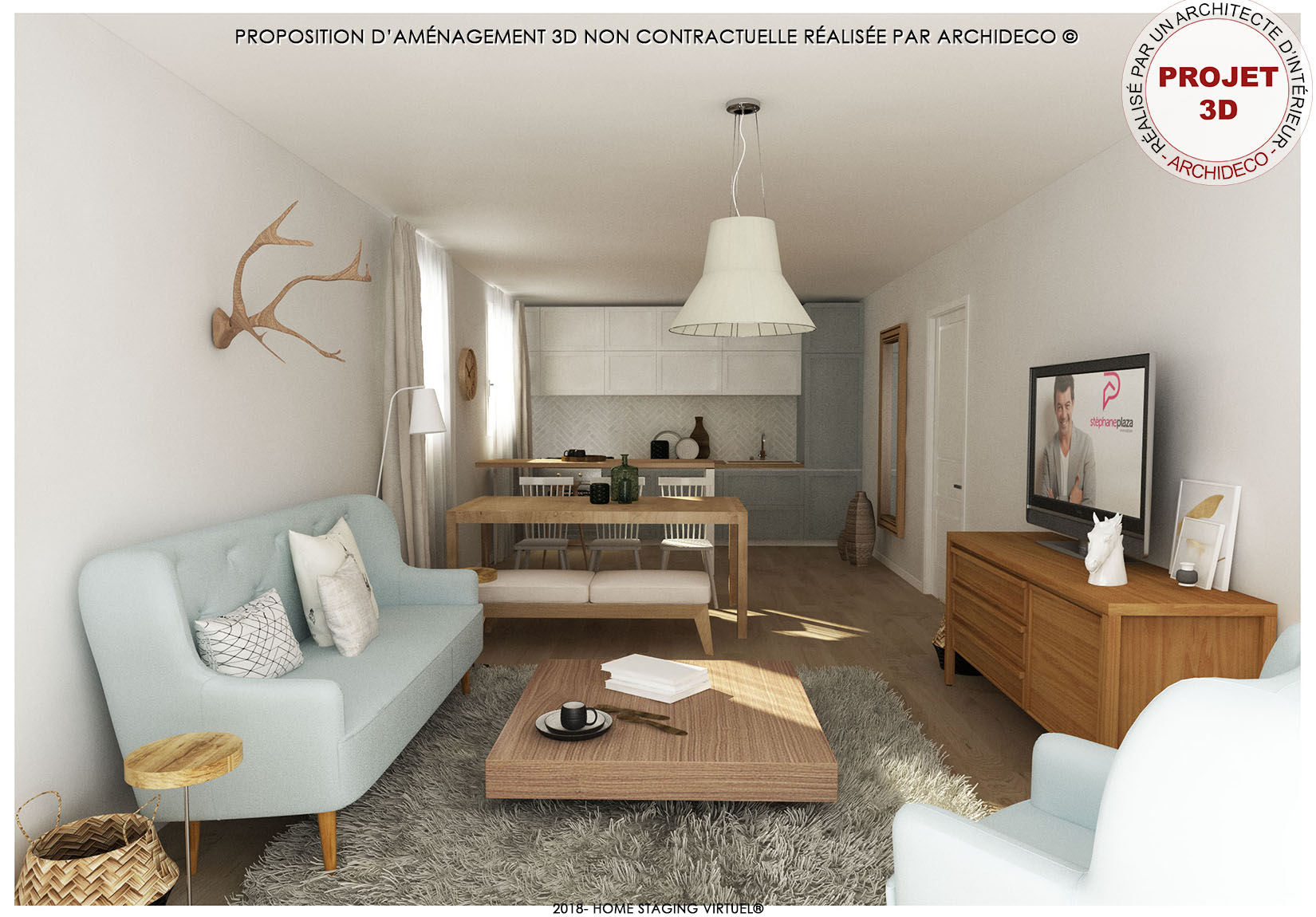amenagement appartement 3 pieces