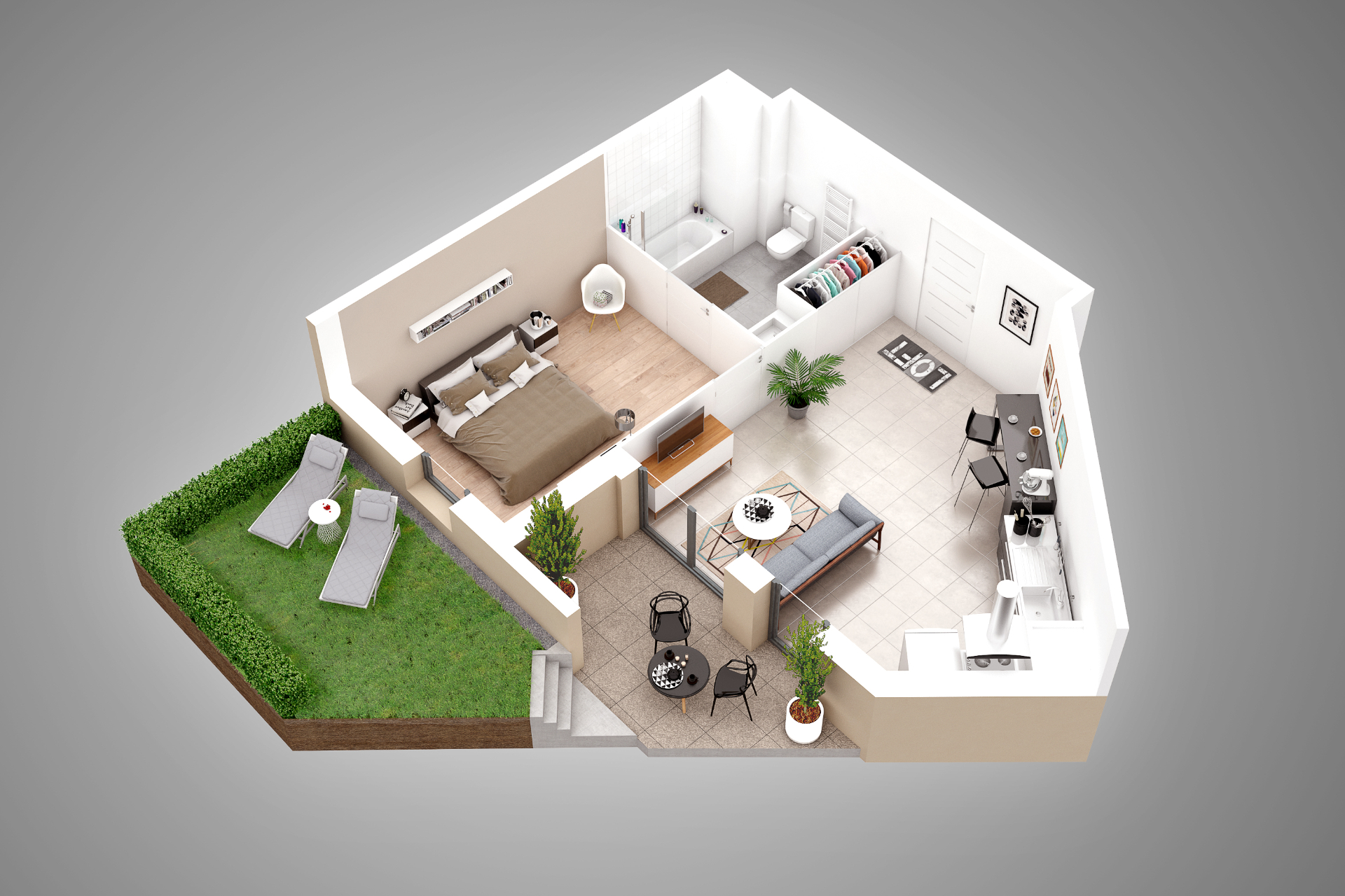 plan appartement 49m2